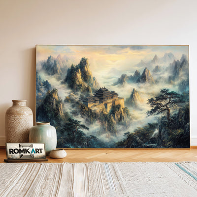 Zhangjiajie Chinese Castle Asian Art Oil Painting - image 3