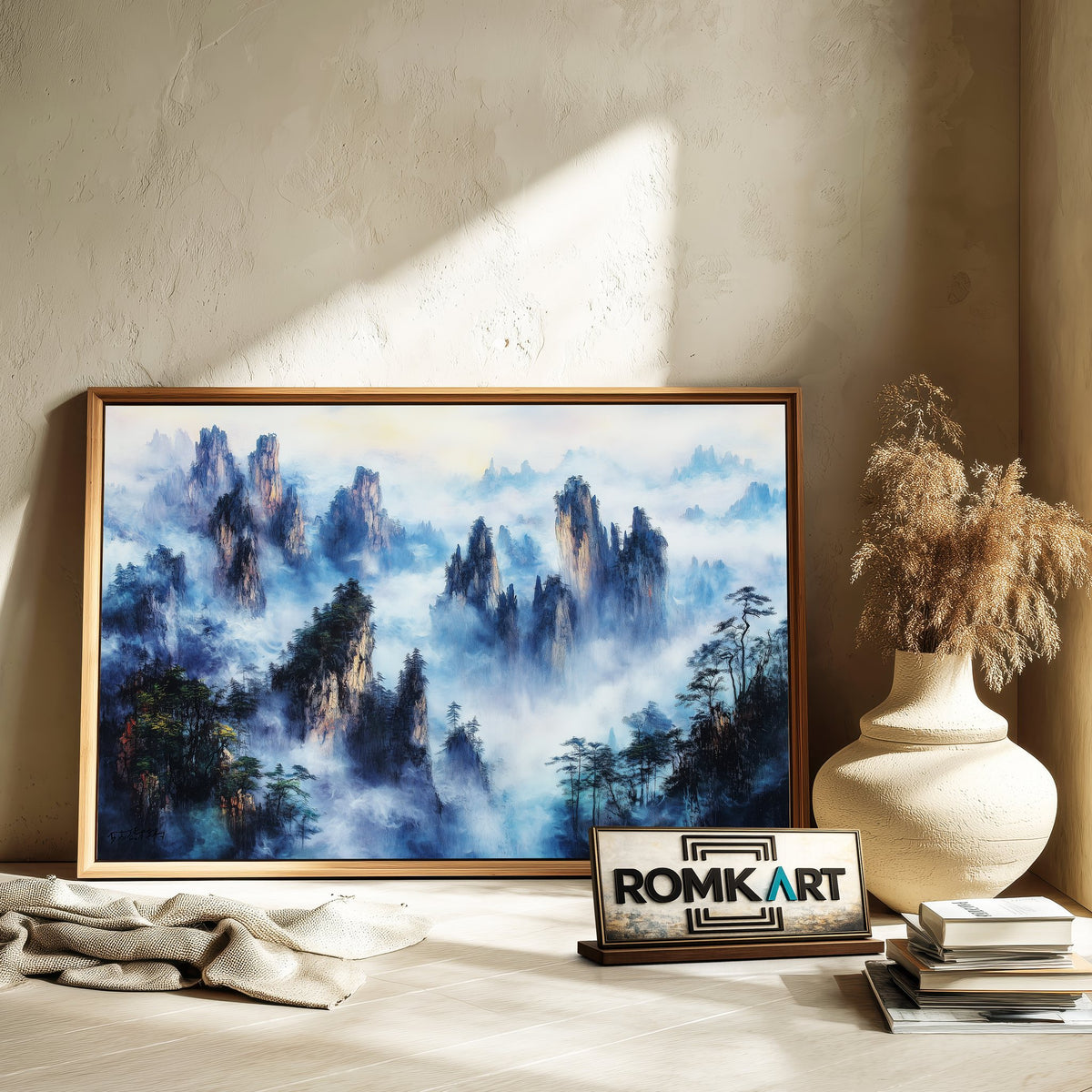 Zhangjiajie Mountains Landscape Oil Painting - image 6